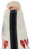 Converse Chuck Taylor All-Star 70s Hi Comme des Garcons Play Multi-Heart White