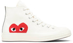 Converse Chuck Taylor All-Star 70s Hi Comme des Garcons PLAY White