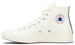 Converse Chuck Taylor All-Star 70s Hi Comme des Garcons PLAY White